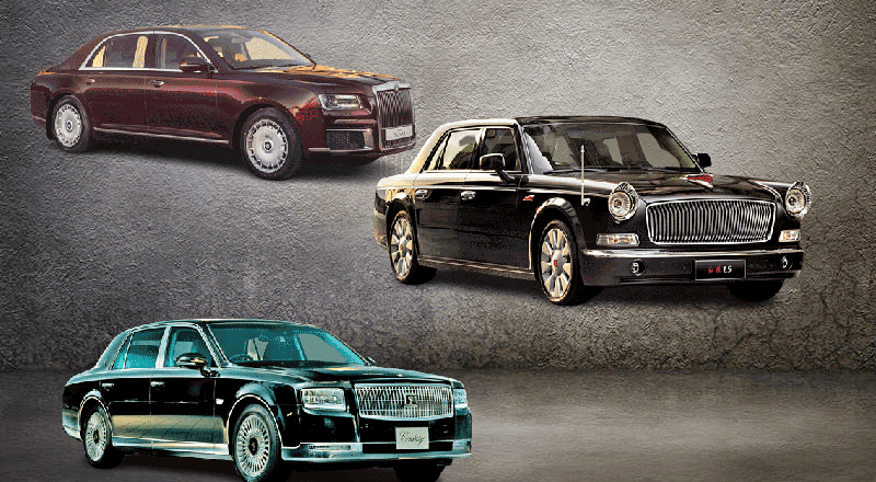 Eastern luxury car alternatives: Aurus Senat, Hongqi L5 and Toyota