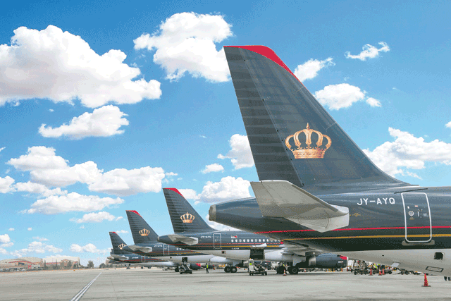 Royal jordanian airlines on sale planes