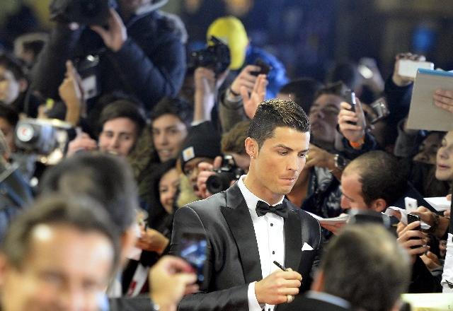 Cristiano Ronaldo: 2013 FIFA Ballon d'Or winner in GIFs