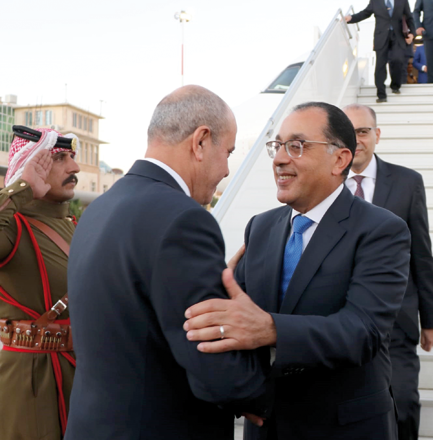 Egypt PM Arrives In Amman For Joint Higher Committee Session | Jordan Times