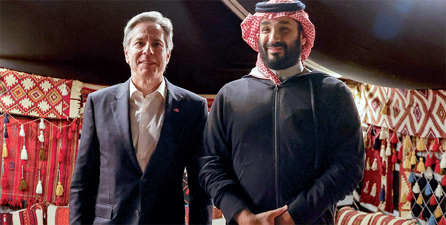 Blinken Meets Saudi Crown Prince Before Heading To Israel | Jordan Times