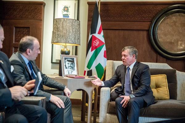 King discusses ties with FM of Bosnia and Herzegovina | Jordan Times