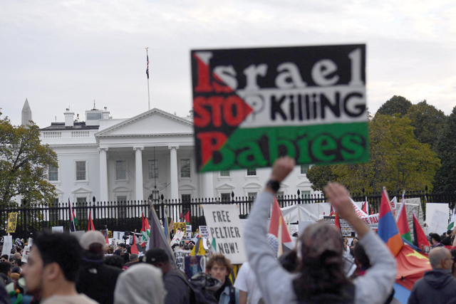 Protesters Slam Biden At Pro-Palestinian March In Washington | Jordan Times