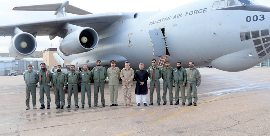 Pakistani Military Aircraft Carrying Aid For Gaza Lands At Marka ...