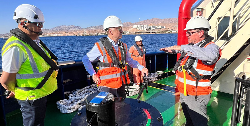 Dutch ambassador visits marine services company in Aqaba | Jordan Times