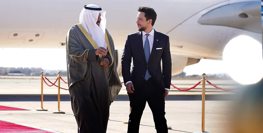 Crown Prince Receives Kuwait PM Upon Arrival In Jordan Jordan Times   HRH Kuwait 