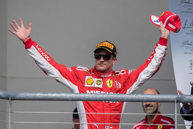 Räikkönen wins in Austin ahead of Verstappen, Hamilton, as title