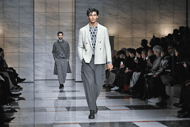 Emporio Armani brings travel-inspired looks to Milan Fashion Week show