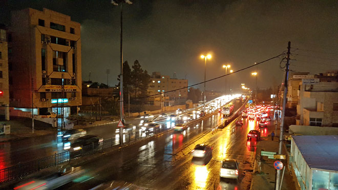 More rainy weather is forecast for the weekend, according to the Jordan Meteorological Department (Photo by Amjad Ghsoun)