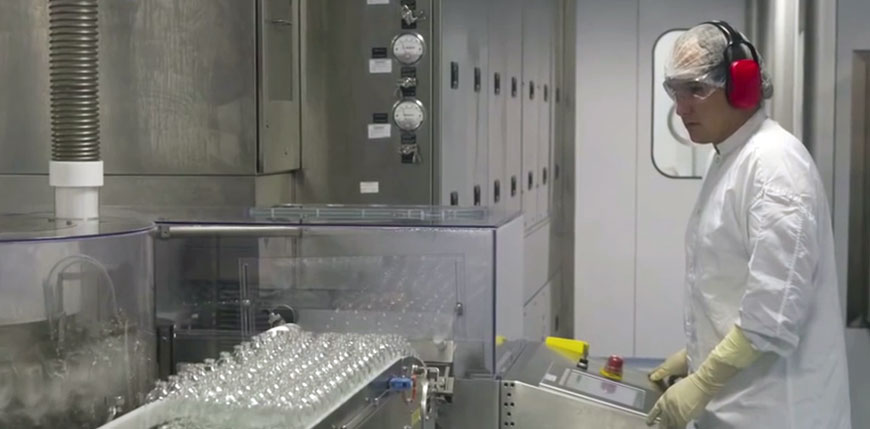 In this undated photo, a worker of Hikma Pharmaceuticals is seen during work. The company has acquired a US-based company for $2.65 billion (Photo courtesy of Hikma Pharmaceuticals)