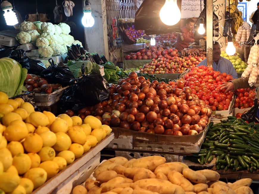 Jordanian agricultural exports sector is a major victim of the Syrian crisis, recording huge losses since the war started in Syria, sector leaders and officials say  (Photo by Osama Aqarbeh)
