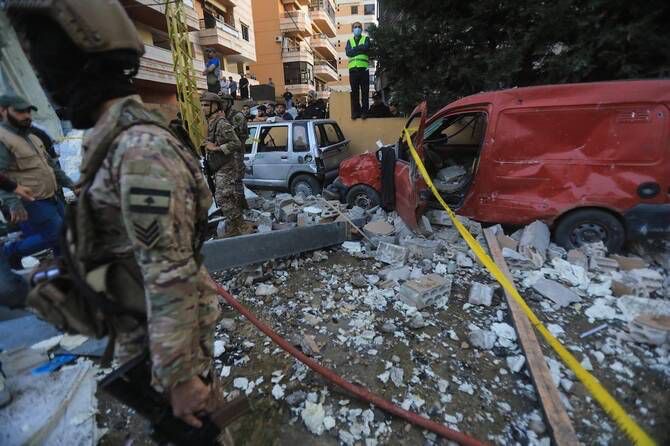 Lebanon's top security body on Friday warned Hamas against using the country's territory for acts that undermine national security, after rocket fire towards Israel sparked retaliatory strikes (AFP photo)