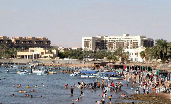 Aqaba Special Economic Zone Authority Chief Commissioner Nasser Shraideh says on Saturday that hotels in the port city of Aqaba have reached almost full occupancy rates during the Eid Al Adha holiday (File photo)