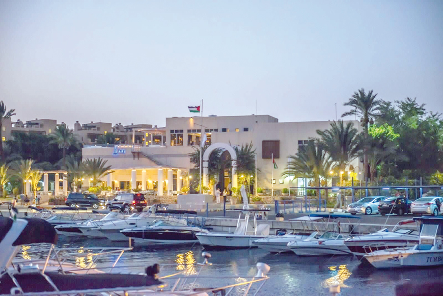 A view of the Royal Yacht Club in Aqaba (Photo courtesy of Royal Yacht Club Facebook page)
