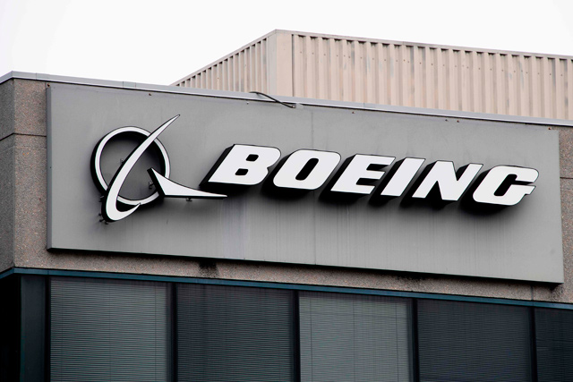  The Boeing Company logo is seen on a building in Annapolis Junction, Maryland, on March 11, 2019 (AFP file photo)