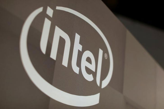 The Intel logo is shown at the E3 2017 Electronic Entertainment Expo in Los Angeles, California, US, on June 13 (Reuters photo )