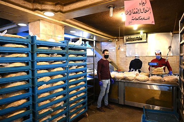 The Bakery Owners Association has urged the government to allow bakeries stay open during curfew (Photo by Amjad Ghsoun)