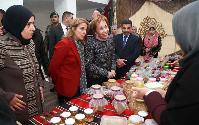   HRH Princess Basma inaugurated the Women’s Development Forum in Jerash on Sunday (Petra  photo)