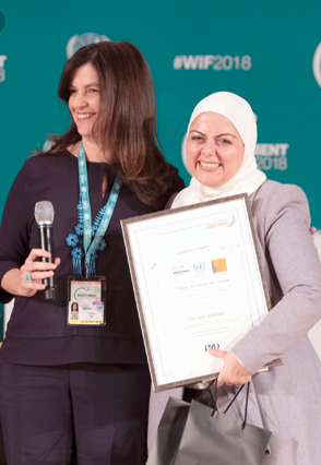 Jordanian entrepreneur Lama Sha’sha’a has been nominated for the 2022 Fortune-US Department of State Global Women’s Mentoring Partnership (Photo courtesy of Lama Sha’sha’a)
