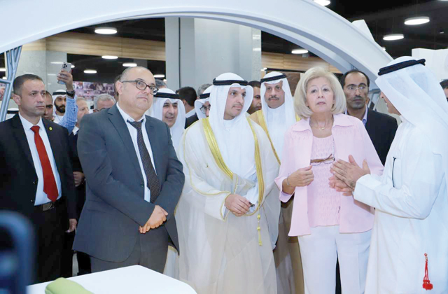 Culture Minister Haifa Al Najjar during the inauguration of the Amman International Book Fair 2022 on Thursday (Petra photo)