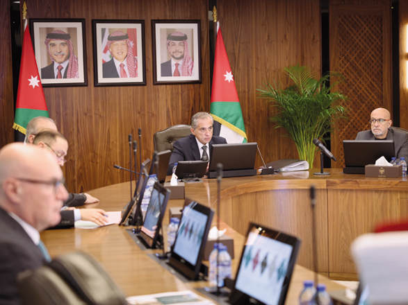 The Cabinet, chaired by Prime Minister Jafar Hassan, on Sunday approves the Legislative and Policy Impact Assessment Bylaw for 2025, aimed at enhancing the quality and stability of legislation and supporting decision-making processes through a data-driven framework (Petra photo)