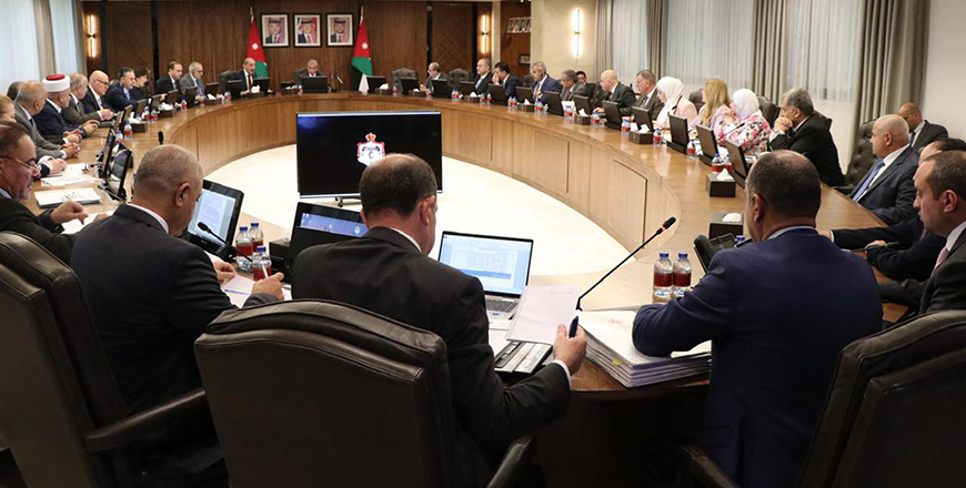 The Cabinet on Tuesday discusses the latest escalating tensions in the region, highlighting the potential for wider conflict and catastrophic consequences for the region and the world (Petra photo)