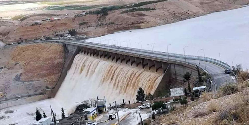 A view of Al Mujib Dam, which is located in Madaba Governorate (Al Rai photo)