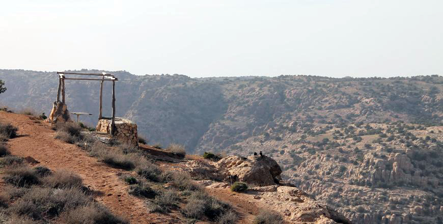 A view of Dana Biosphere Reserve, located in Tafileh Governorate, 180km southwest of Amman (File photo)