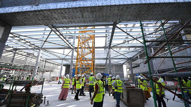 The Expo 2020 hosted by Dubai has been postponed by a year on Monday (AFP photo)