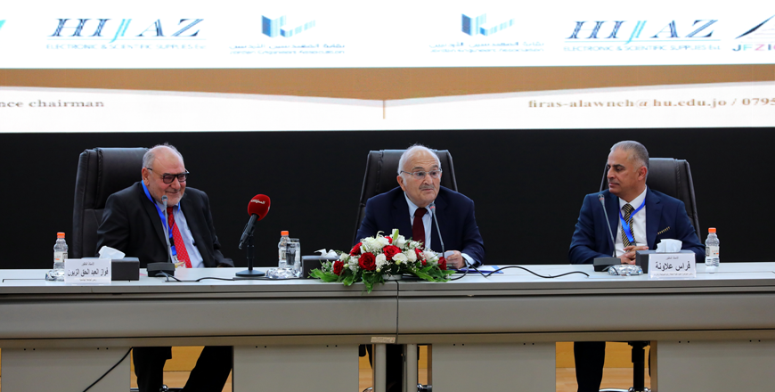 HRH Prince Hassan speaks during the launch of the third International Conference on Tourism Management and Archaeology Conservation, organised by the Queen Rania Faculty of Tourism and Heritage at the Hashemite University, on Tuesday (Petra photo)
