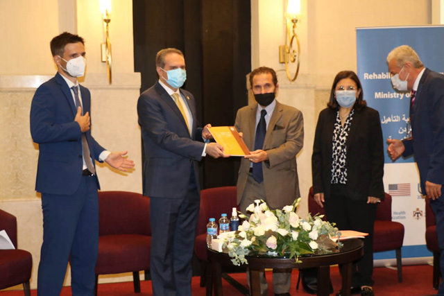 HH Prince Mired during the launch ceremony of the National Strategy for Rehabilitation (2020-2024) on Tuesday (Petra photo)