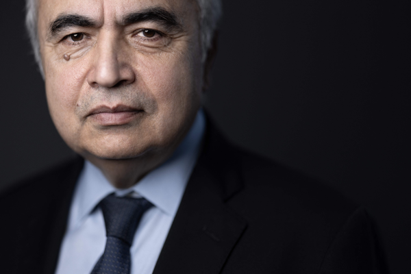 Executive Director of the International Energy Agency (IEA) and Turkish economist and energy expert Fatih Birol, poses in his office at the IEA headquarters in Paris on Thursday (AFP photo)