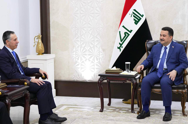Minister of Industry, Trade, and Supply Yarub Qudah on Monday meet with Iraqi Prime Minister Mohammed Sudani in Baghdad to discuss enhancing bilateral relations across economic and commercial sectors (Petra photo)