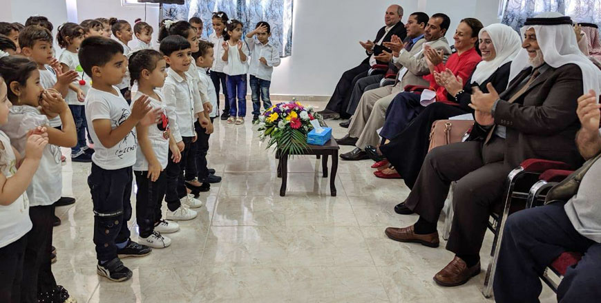   The new kindergarten in Tafileh, as part of UNICEF’s support, is managed as a community-based centre by ICCS (Photo courtesy of UNICEF)