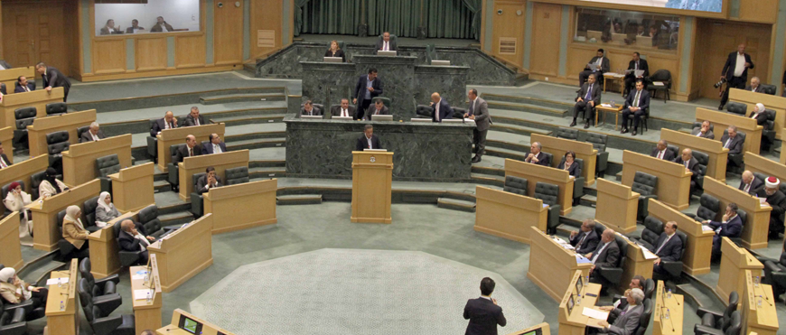 The Lower House on Tuesday continues its deliberations to discuss the policy statement presented by Prime Minister Jafar Hassan’s government as part of its bid for a vote of confidence (Petra photo)