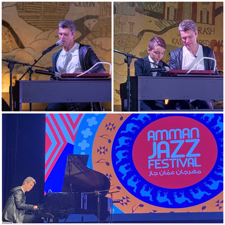 Ukrainian composer and pianist Evgeny Khmara has performed a series of concerts in Jordan as part of a world charity tour that he is leading to raise awareness of the needs of his war-torn homeland (Photo courtesty of Ukrainian embassy)