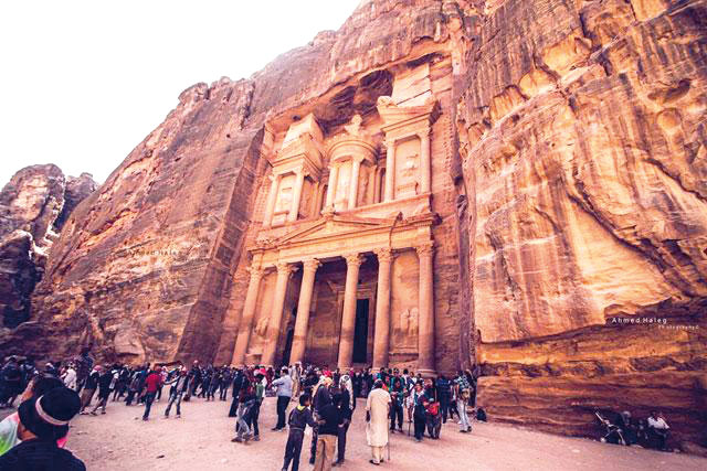 According to the Petra Development and Tourism Regional Authority, a total of 100,210 people visited Petra in November 2018. (JT file photo)