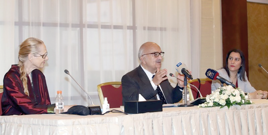 HRH Prince Hassan addresses the 37th Annual Conference of Human Dignity and Humiliation Studies on Monday (Petra photo)