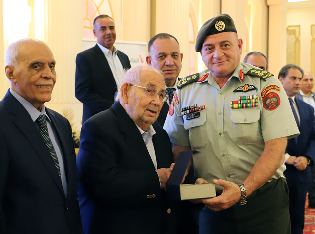 HRH Prince Raad at a ceremony honouring 74 cornea donors on Saturday (Petra photo)