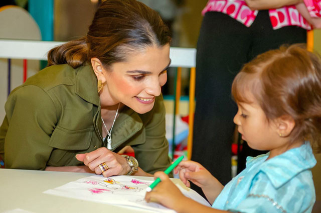 Over the last two decades, Her Majesty Queen Rania has demonstrated an unwavering commitment to education, stemming from her belief that universal access to quality education is a cornerstone to achieve social justice (Photo courtesy of Royal Court)