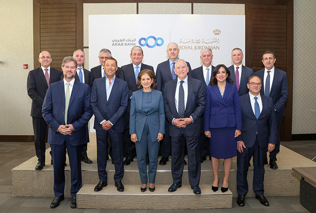 Royal Jordanian announces on Wednesday the signing of a $250 million syndicated loan agreement, led by Arab Bank and several Jordanian and regional financial institutions (Petra photo)