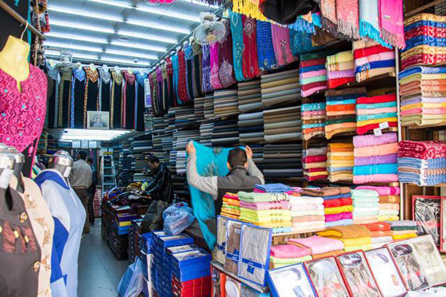 Reducing the customs duty to five per cent on clothes and footwear positively affects consumers’ purchasing power, according to Jordan's Textile and Readymade Clothes Syndicate  (File photo)