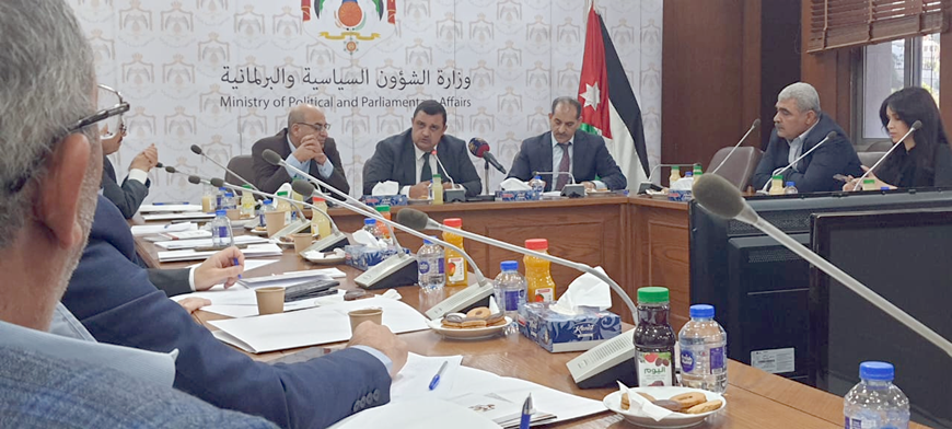Minister of Political and Parliamentary Affairs Haditha Khraisha on Wednesday urges citizens to head to the polls to elect MPs with practical programmes to serve the nation (Photo by Rana Husseini)