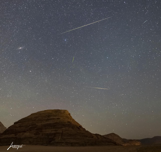 Peak of the meteor shower is expected on the night of Friday-Saturday, November 17-18 (Photo courtesy of Ammar Sakaji)