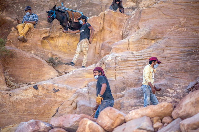 The film explains how risk prevention mechanisms for falling rocks have been implemented at the Petra World Heritage site (Photo courtesy of UNESCO)