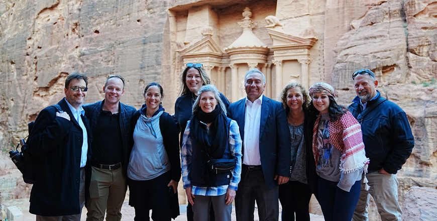 A delegation from the US Congress on Tuesday visits Petra city to assess the progress of key development projects implemented by the Petra Development and Tourism Region Authority and funded by USAID (Petra photo)
