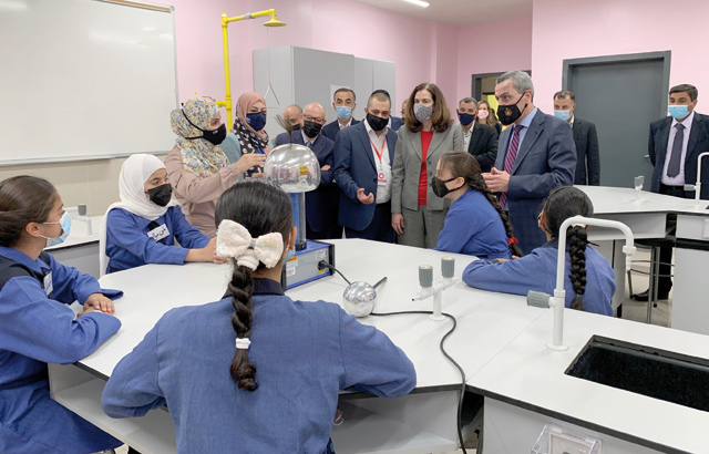 Deputy Mission Director of the United States Agency for International Development Margaret Spears initiated a multimillion-dollar partnership between the US and Jordan to fund the construction of 30 new schools in Jordan (Photo courtesy of USAID)