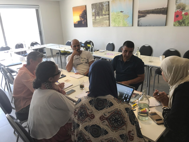 Teachers from Jordan, Morocco and the US work together in an exchange programme to promote global citizenship, empathy and action-oriented projects (Photo by Suzanna Goussous)