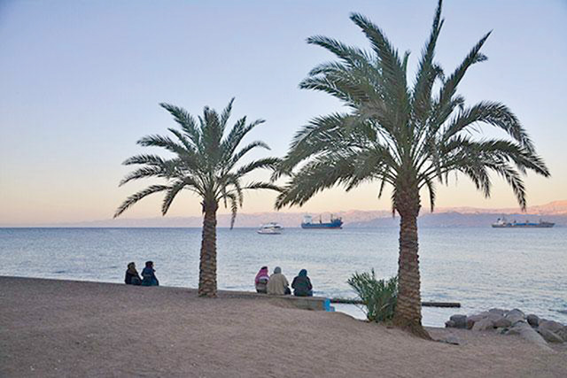 A view of the Aqaba coast, some 330km south of Amman (JT file photo)