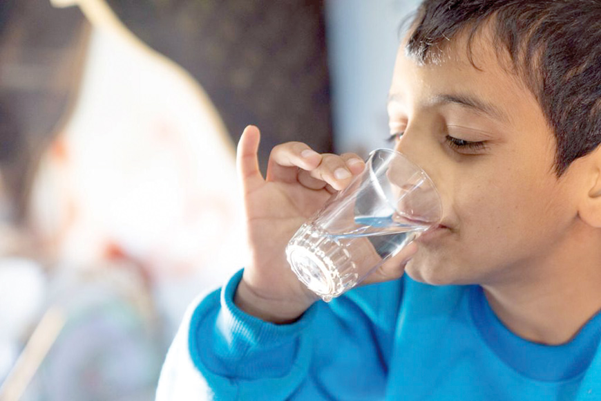 The Climate Resilient Water Safety Plan will support the Government of Jordan to improve water security by strengthening climate-resilient water and sanitation services in climate-vulnerable communities  (Photo courtesy of UNICEF)